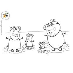 ぬりえページ: Peppa豚 (漫画) #43972 - 無料の印刷可能なぬりえページ