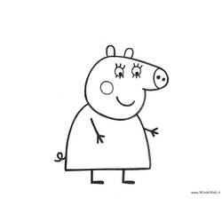 ぬりえページ: Peppa豚 (漫画) #43982 - 無料の印刷可能なぬりえページ