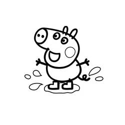 ぬりえページ: Peppa豚 (漫画) #43988 - 無料の印刷可能なぬりえページ