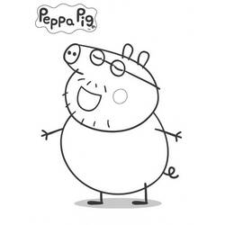 ぬりえページ: Peppa豚 (漫画) #44000 - 無料の印刷可能なぬりえページ