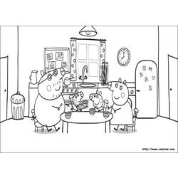 ぬりえページ: Peppa豚 (漫画) #44023 - 無料の印刷可能なぬりえページ