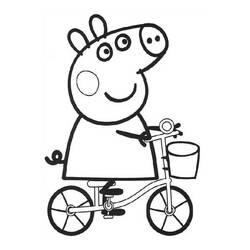 ぬりえページ: Peppa豚 (漫画) #44025 - 無料の印刷可能なぬりえページ