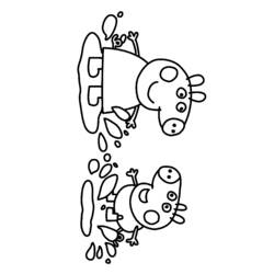 ぬりえページ: Peppa豚 (漫画) #44040 - 無料の印刷可能なぬりえページ