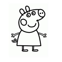 ぬりえページ: Peppa豚 (漫画) #44042 - 無料の印刷可能なぬりえページ