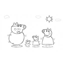 ぬりえページ: Peppa豚 (漫画) #44100 - 無料の印刷可能なぬりえページ