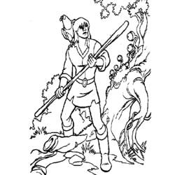 ぬりえページ: 魔法剣エクスカリバー (漫画) #41733 - 無料の印刷可能なぬりえページ