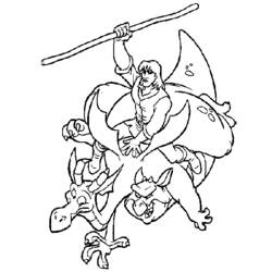 ぬりえページ: 魔法剣エクスカリバー (漫画) #41738 - 無料の印刷可能なぬりえページ