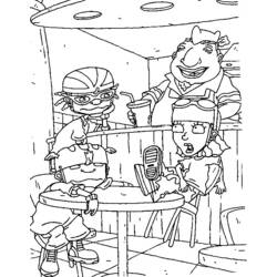 ぬりえページ: ロケットパワー (漫画) #52239 - 無料の印刷可能なぬりえページ