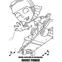 ぬりえページ: ロケットパワー (漫画) #52241 - 無料の印刷可能なぬりえページ