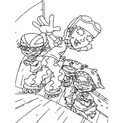 ぬりえページ: ロケットパワー (漫画) #52244 - 無料の印刷可能なぬりえページ