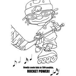 ぬりえページ: ロケットパワー (漫画) #52589 - 無料の印刷可能なぬりえページ