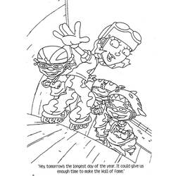 ぬりえページ: ロケットパワー (漫画) #52682 - 無料の印刷可能なぬりえページ
