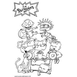 ぬりえページ: ラグラッツ (漫画) #52721 - 無料の印刷可能なぬりえページ