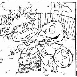 ぬりえページ: ラグラッツ (漫画) #52784 - 無料の印刷可能なぬりえページ