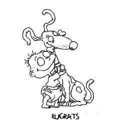 ぬりえページ: ラグラッツ (漫画) #52785 - 無料の印刷可能なぬりえページ