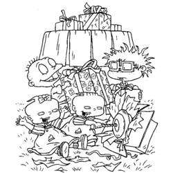 ぬりえページ: ラグラッツ (漫画) #52793 - 無料の印刷可能なぬりえページ