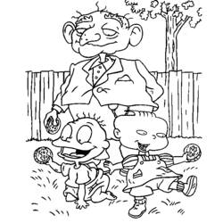 ぬりえページ: ラグラッツ (漫画) #52961 - 無料の印刷可能なぬりえページ
