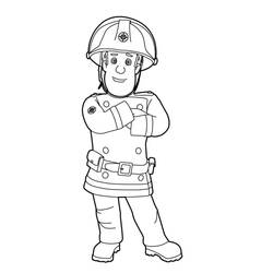 ぬりえページ: 消防士サム (漫画) #39770 - 無料の印刷可能なぬりえページ