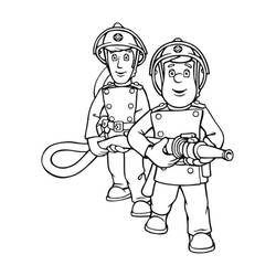 ぬりえページ: 消防士サム (漫画) #39774 - 無料の印刷可能なぬりえページ