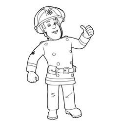 ぬりえページ: 消防士サム (漫画) #39785 - 無料の印刷可能なぬりえページ