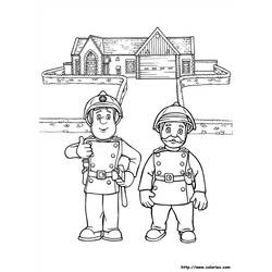 ぬりえページ: 消防士サム (漫画) #39787 - 無料の印刷可能なぬりえページ