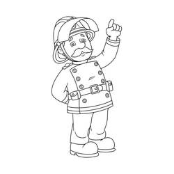 ぬりえページ: 消防士サム (漫画) #39796 - 無料の印刷可能なぬりえページ