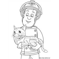 ぬりえページ: 消防士サム (漫画) #39797 - 無料の印刷可能なぬりえページ
