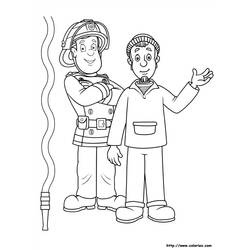 ぬりえページ: 消防士サム (漫画) #39819 - 無料の印刷可能なぬりえページ