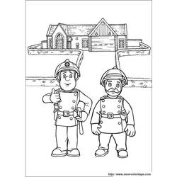 ぬりえページ: 消防士サム (漫画) #39841 - 無料の印刷可能なぬりえページ