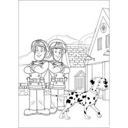 ぬりえページ: 消防士サム (漫画) #39847 - 無料の印刷可能なぬりえページ