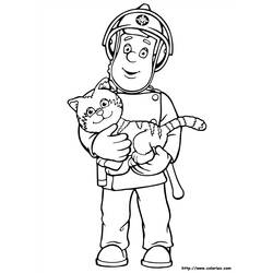 ぬりえページ: 消防士サム (漫画) #39860 - 無料の印刷可能なぬりえページ