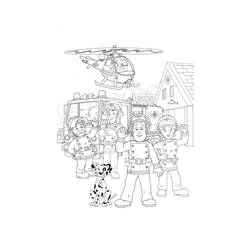 ぬりえページ: 消防士サム (漫画) #39864 - 無料の印刷可能なぬりえページ