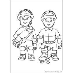 ぬりえページ: 消防士サム (漫画) #39868 - 無料の印刷可能なぬりえページ