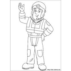 ぬりえページ: 消防士サム (漫画) #39883 - 無料の印刷可能なぬりえページ