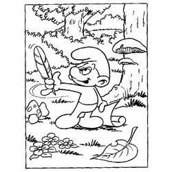 ぬりえページ: スマーフ (漫画) #34578 - 無料の印刷可能なぬりえページ