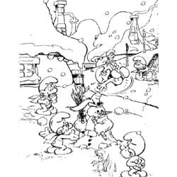 ぬりえページ: スマーフ (漫画) #34738 - 無料の印刷可能なぬりえページ