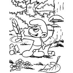 ぬりえページ: スマーフ (漫画) #34788 - 無料の印刷可能なぬりえページ