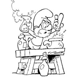 ぬりえページ: スマーフ (漫画) #34798 - 無料の印刷可能なぬりえページ