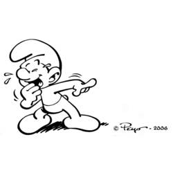 ぬりえページ: スマーフ (漫画) #34924 - 無料の印刷可能なぬりえページ