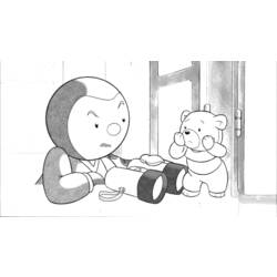 ぬりえページ: チュピとドゥドゥ (漫画) #34135 - 無料の印刷可能なぬりえページ