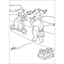 ぬりえページ: テレタビーズ (漫画) #49886 - 無料の印刷可能なぬりえページ