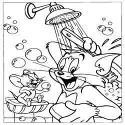 ぬりえページ: トムとジェリー (漫画) #24175 - 無料の印刷可能なぬりえページ