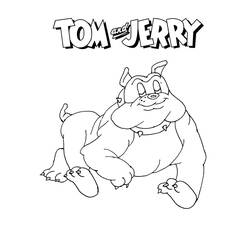 ぬりえページ: トムとジェリー (漫画) #24258 - 無料の印刷可能なぬりえページ