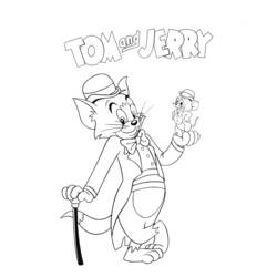 ぬりえページ: トムとジェリー (漫画) #24276 - 無料の印刷可能なぬりえページ