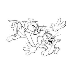 ぬりえページ: トムとジェリー (漫画) #24278 - 無料の印刷可能なぬりえページ
