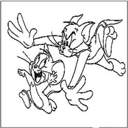 ぬりえページ: トムとジェリー (漫画) #24297 - 無料の印刷可能なぬりえページ
