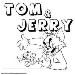 ぬりえページ: トムとジェリー (漫画) #24328 - 無料の印刷可能なぬりえページ