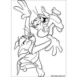 ぬりえページ: トムとジェリー (漫画) #24350 - 無料の印刷可能なぬりえページ