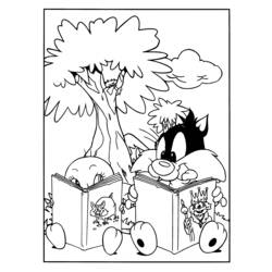 ぬりえページ: ティティとグロスミネット (漫画) #29322 - 無料の印刷可能なぬりえページ