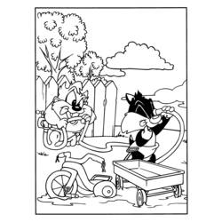 ぬりえページ: ティティとグロスミネット (漫画) #29406 - 無料の印刷可能なぬりえページ
